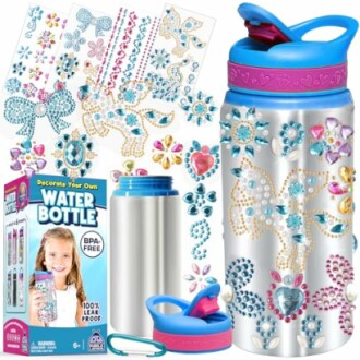 PURPLE LADYBUG Water Bottle Craft Kit