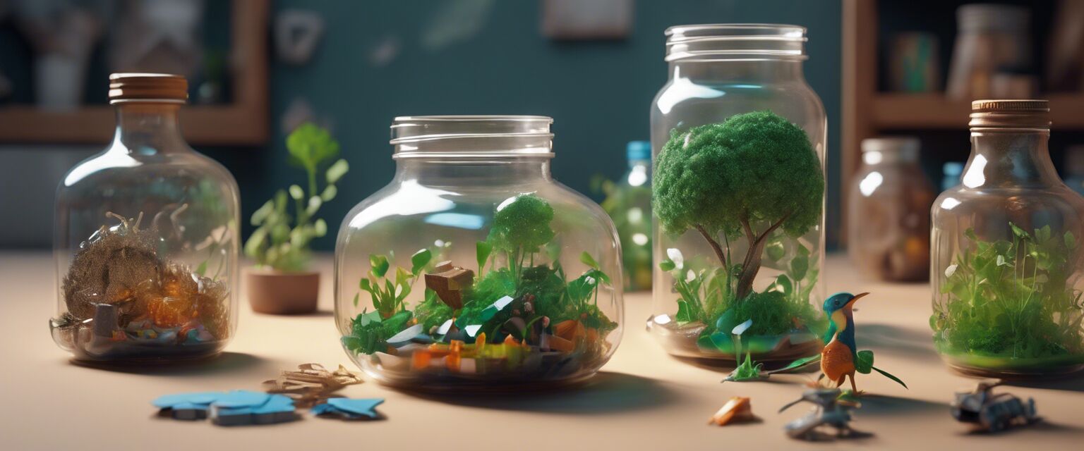 Recycled materials for eco-friendly STEM toys