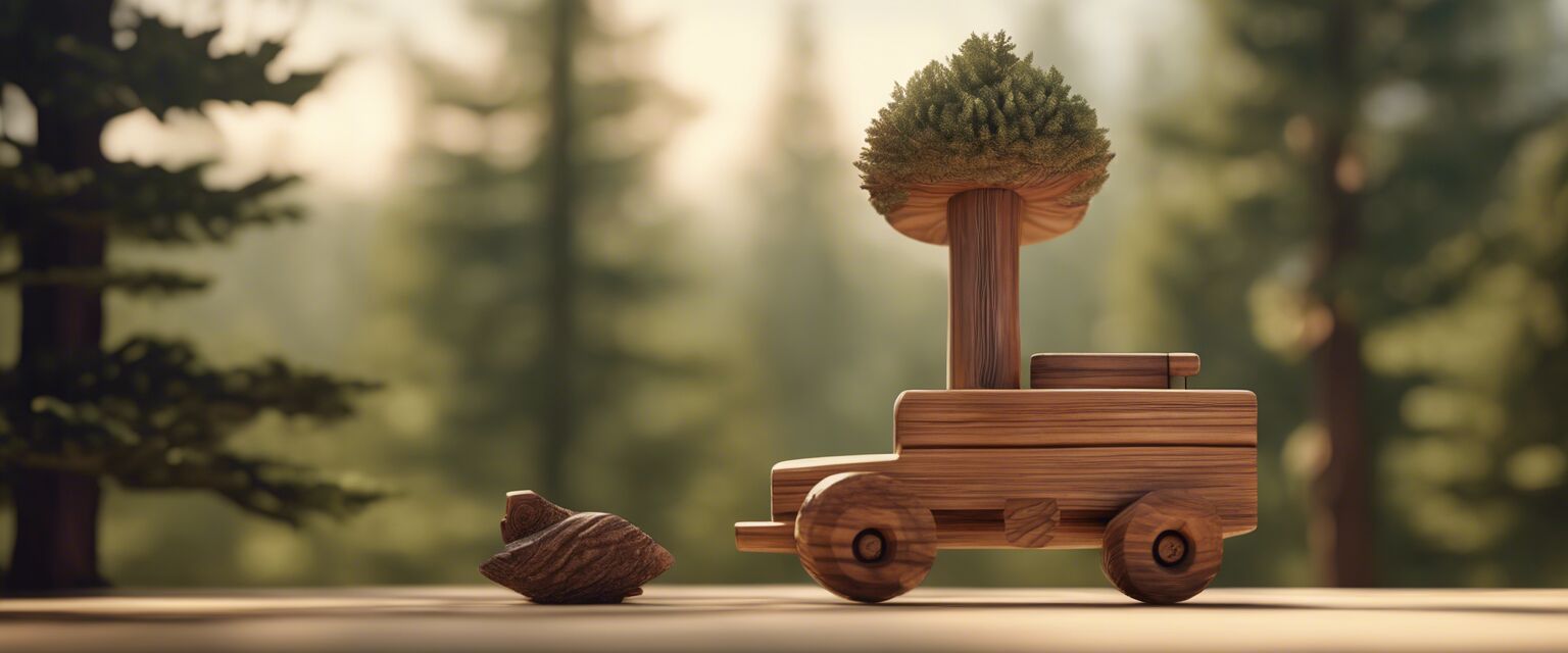 Sustainable wood for STEM toys
